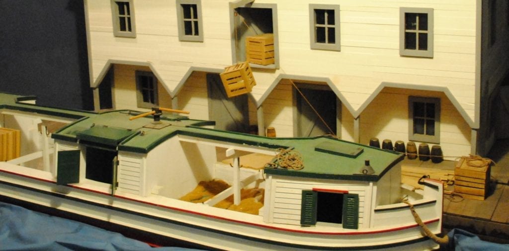 Model Canal Boat